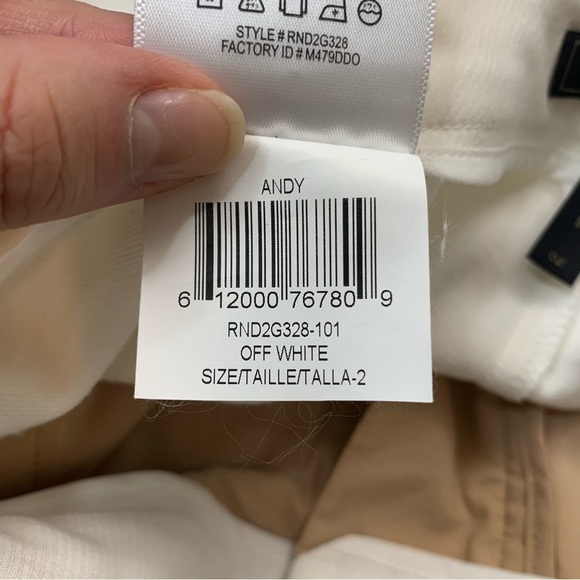 BCBGMaxAzria Andy Slim-Leg White Trouser Pant - Picture 6 of 10